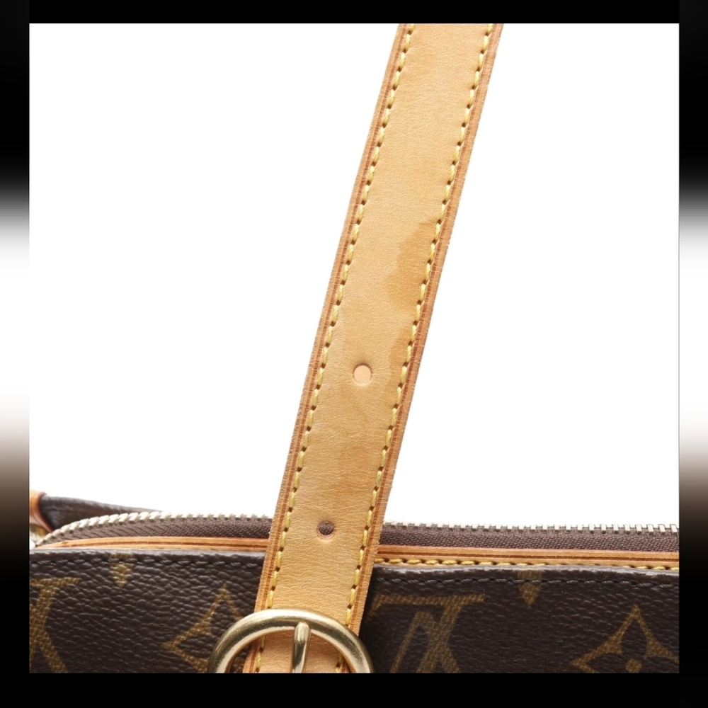 LOUIS VUITTON Popincourt Haut Shoulder Tote Bag Monogram canvas Used LV - Picture 5 of 10